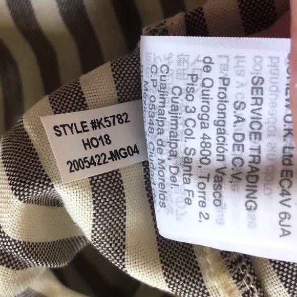 Madewell Tie-Front Shirt in Maitland Stripe Size S - Picture 7 of 8